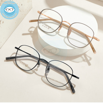 Gọng kính kim loại mã 6113